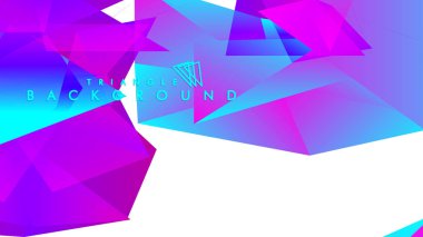 Renkli gradyan ile soyut vektör arkaplanı