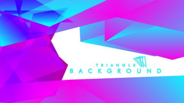 Renkli gradyan ile soyut vektör arkaplanı