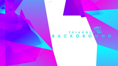 Renkli gradyan ile soyut vektör arkaplanı