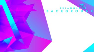 Renkli gradyan ile soyut vektör arkaplanı