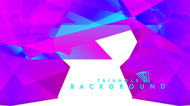 Renkli gradyan ile soyut vektör arkaplanı