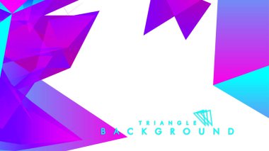 Renkli gradyan ile soyut vektör arkaplanı