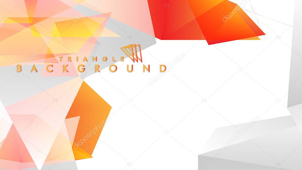 Background of geometric shapes. Colorful triangle pattern.