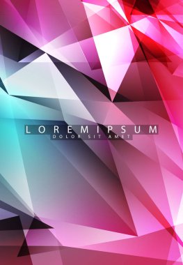 Tasarım için soyut vektör arkaplanı