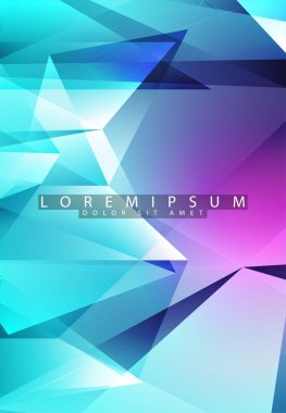 Tasarım için soyut vektör arkaplanı