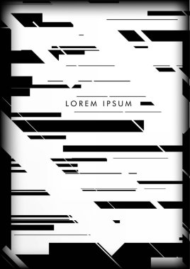 Soyut Hipster Hatları Arkaplanı. Vektör Tasarımı