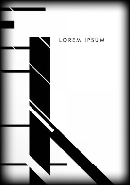 Soyut Hipster Hatları Arkaplanı. Vektör Tasarımı