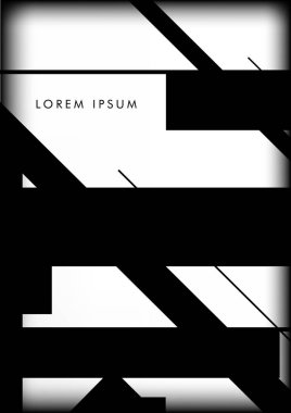 Soyut Hipster Hatları Arkaplanı. Vektör Tasarımı