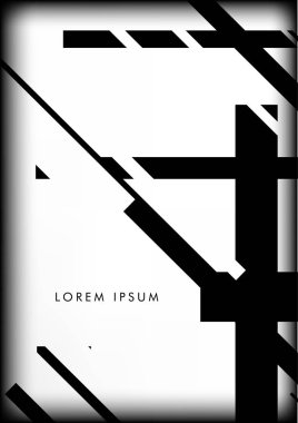 Soyut Hipster Hatları Arkaplanı. Vektör Tasarımı