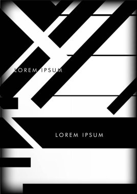 Soyut Hipster Hatları Arkaplanı. Vektör Tasarımı