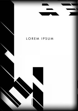 Soyut Hipster Hatları Arkaplanı. Vektör Tasarımı