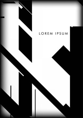 Soyut Hipster Hatları Arkaplanı. Vektör Tasarımı