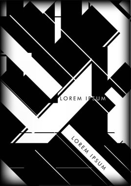 Soyut Hipster Hatları Arkaplanı. Vektör Tasarımı