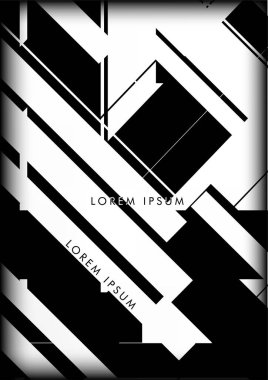 Soyut Hipster Hatları Arkaplanı. Vektör Tasarımı