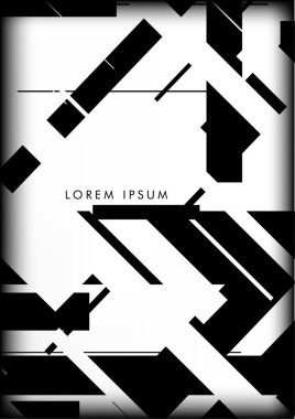 Soyut Hipster Hatları Arkaplanı. Vektör Tasarımı