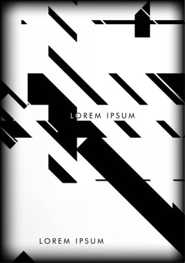 Soyut Hipster Hatları Arkaplanı. Vektör Tasarımı