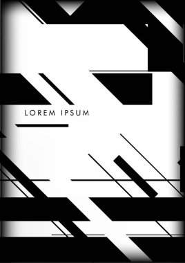 Soyut Hipster Hatları Arkaplanı. Vektör Tasarımı