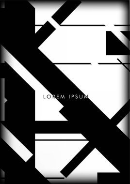 Soyut Hipster Hatları Arkaplanı. Vektör Tasarımı