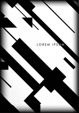 Soyut Hipster Hatları Arkaplanı. Vektör Tasarımı