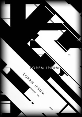 Soyut Hipster Hatları Arkaplanı. Vektör Tasarımı