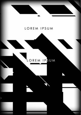 Soyut Hipster Hatları Arkaplanı. Vektör Tasarımı