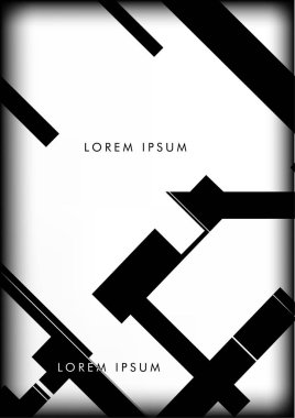 Soyut Hipster Hatları Arkaplanı. Vektör Tasarımı