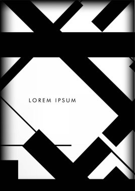 Soyut Hipster Hatları Arkaplanı. Vektör Tasarımı