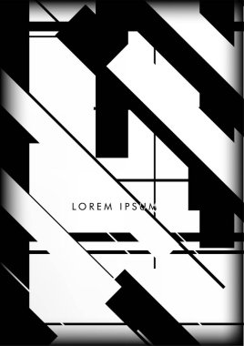 Soyut Hipster Hatları Arkaplanı. Vektör Tasarımı