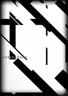 Soyut Hipster Hatları Arkaplanı. Vektör Tasarımı