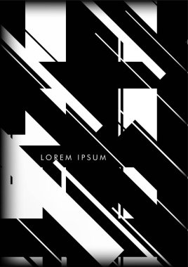 Soyut Hipster Hatları Arkaplanı. Vektör Tasarımı