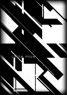 Soyut Hipster Hatları Arkaplanı. Vektör Tasarımı