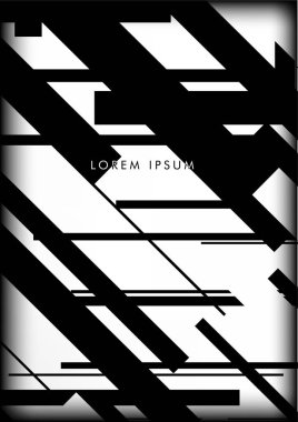 Soyut Hipster Hatları Arkaplanı. Vektör Tasarımı