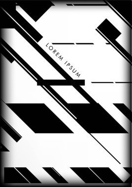 Soyut Hipster Hatları Arkaplanı. Vektör Tasarımı