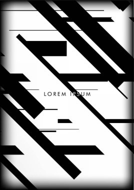 Soyut Hipster Hatları Arkaplanı. Vektör Tasarımı