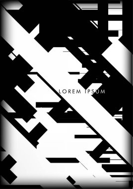 Soyut Hipster Hatları Arkaplanı. Vektör Tasarımı