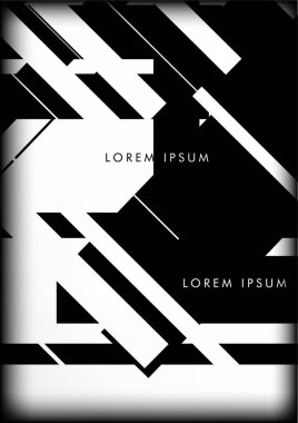 Soyut Hipster Hatları Arkaplanı. Vektör Tasarımı