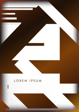 Soyut Hipster Hatları Arka Plan . Renk ve şekillerin bir karışımı ile vektör tasarımı