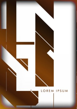 Soyut Hipster Hatları Arka Plan . Renk ve şekillerin bir karışımı ile vektör tasarımı