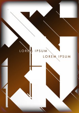 Soyut Hipster Hatları Arka Plan . Renk ve şekillerin bir karışımı ile vektör tasarımı