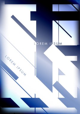 Soyut Hipster Hatları Arka Plan . Renk ve şekillerin bir karışımı ile vektör tasarımı