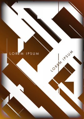 Soyut Hipster Hatları Arka Plan . Renk ve şekillerin bir karışımı ile vektör tasarımı