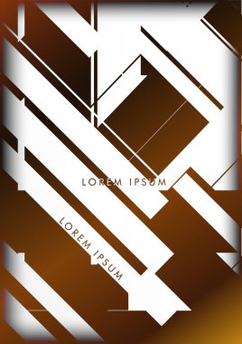 Soyut Hipster Hatları Arka Plan . Renk ve şekillerin bir karışımı ile vektör tasarımı