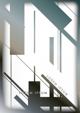 Soyut Hipster Hatları Arka Plan . Renk ve şekillerin bir karışımı ile vektör tasarımı