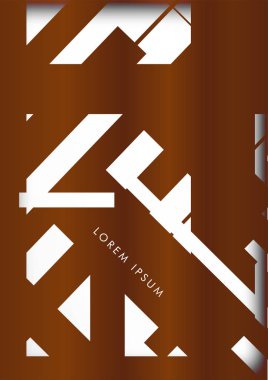 Soyut Hipster Hatları Arka Plan . Renk ve şekillerin bir karışımı ile vektör tasarımı