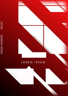 Soyut Hipster Hatları Arka Plan . Renk ve şekillerin bir karışımı ile vektör tasarımı