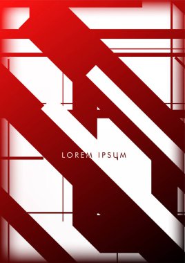 Soyut Hipster Hatları Arka Plan . Renk ve şekillerin bir karışımı ile vektör tasarımı