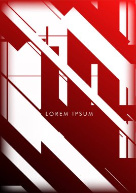 Soyut Hipster Hatları Arka Plan . Renk ve şekillerin bir karışımı ile vektör tasarımı