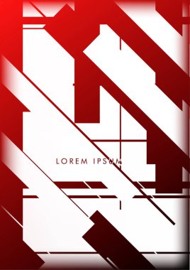 Soyut Hipster Hatları Arka Plan . Renk ve şekillerin bir karışımı ile vektör tasarımı