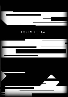 Soyut Hipster Hatları Arkaplanı. Vektör Tasarımı