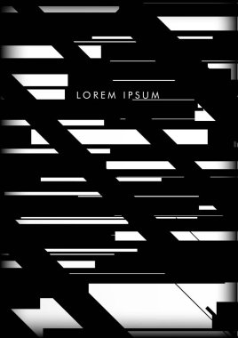 Soyut Hipster Hatları Arkaplanı. Vektör Tasarımı